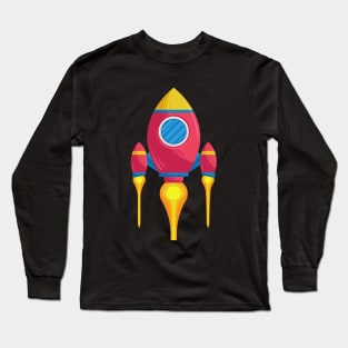 Space Rocket Long Sleeve T-Shirt